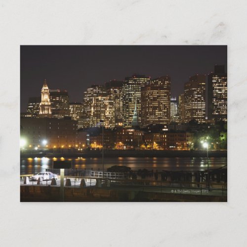 Boston Massachusetts skyline 6 Postcard
