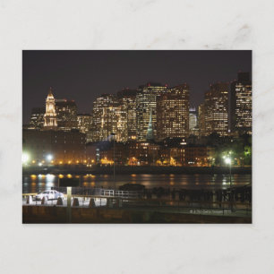 Boston, Massachusetts skyline 6 Postcard