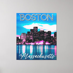 Boston Massachusetts Skyline Canvas Print