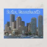 Boston, Massachusetts, Skyline United States Postcard at Zazzle