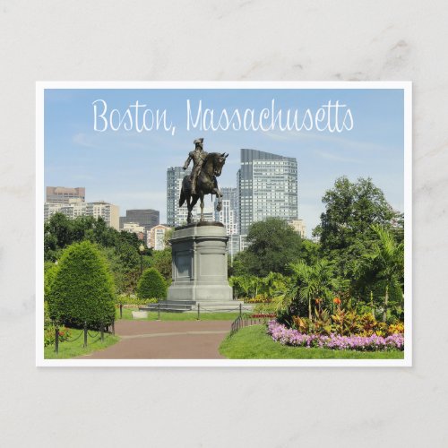 Boston Massachusetts Skyline _ USA Postcard