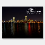 Boston Massachusetts Skyline Waterfront Poster 