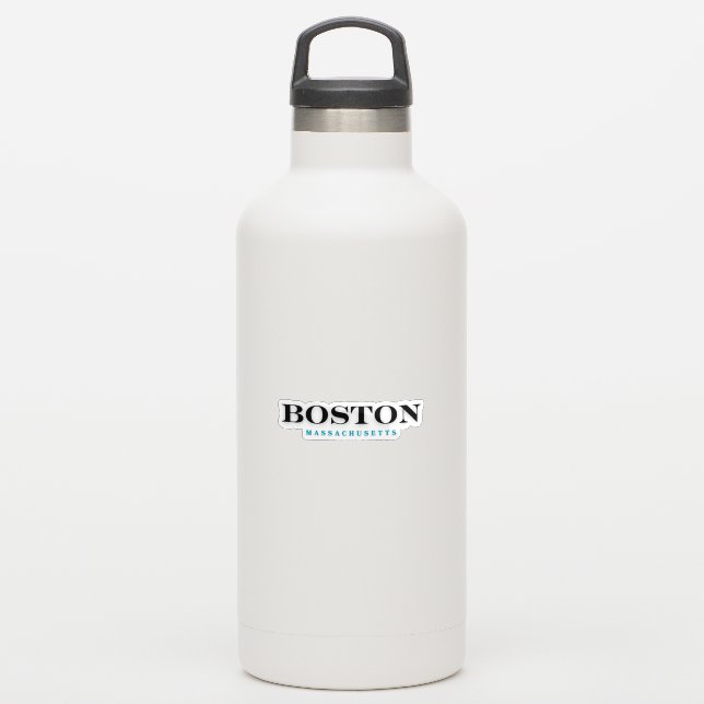Boston Massachusetts Sticker (Waterbottle)