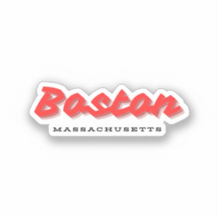 Boston Massachusetts  Sticker