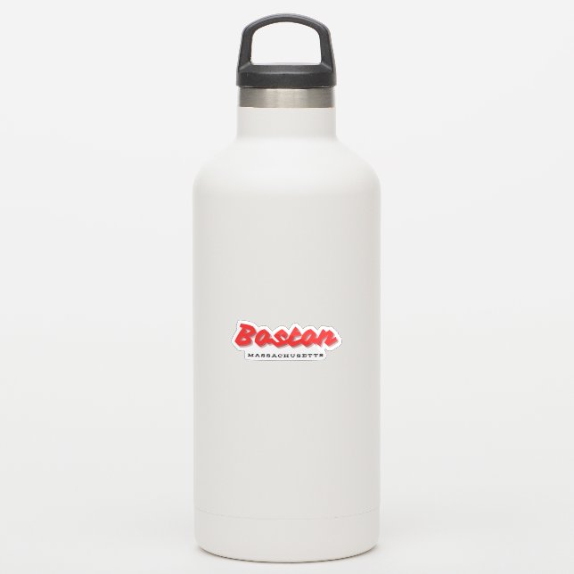 Boston Massachusetts  Sticker (Waterbottle)
