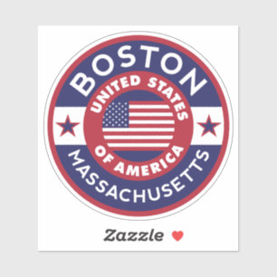 BOSTON, Massachusetts Sticker