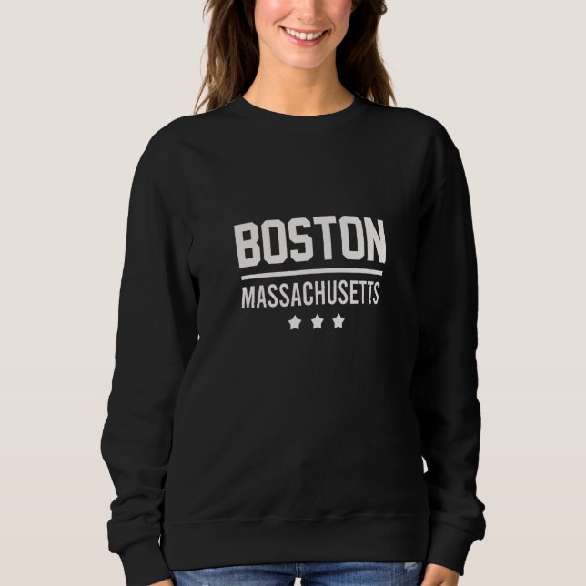 Boston Massachusetts Sweatshirt (Front)
