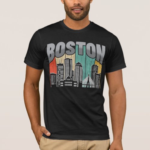 Boston Massachusetts T_Shirt