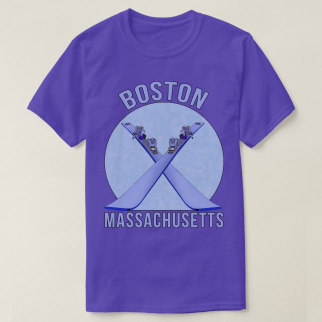 Boston Massachusetts T-Shirt (Design Front)