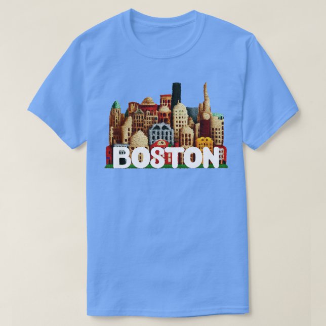 Boston Massachusetts T-Shirt (Design Front)