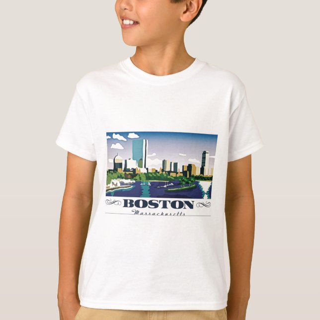 Boston, Massachusetts T-Shirt (Front)