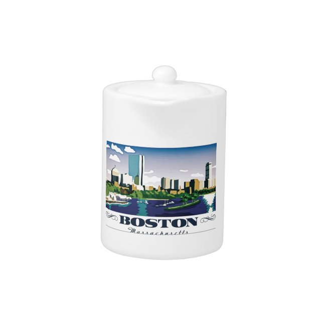 Boston, Massachusetts Teapot (Front)