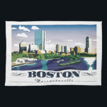 Boston, Massachusetts Towel<br><div class="desc">Boston is Massachusetts’ capital and largest city. Founded in 1630, it’s one of the oldest cities in the U.S. The key role it played in the American Revolution is highlighted on the Freedom Trail, a 2.5-mile walking route of historic sites that tells the story of the nation’s founding. One stop,...</div>