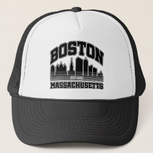 Boston,Massachusetts Trucker Hat