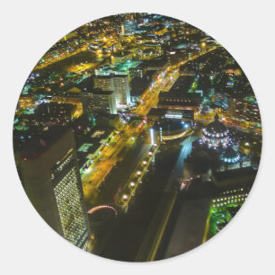 Boston, Massachusetts, USA Classic Round Sticker