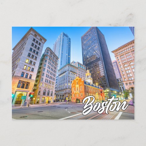 Boston Massachusetts USA Postcard