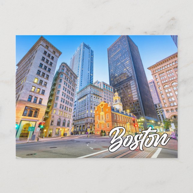 Boston, Massachusetts, USA Postcard (Front)