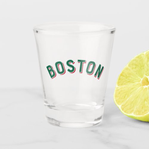 Boston Massachusetts Vintage Arch Shot Glass