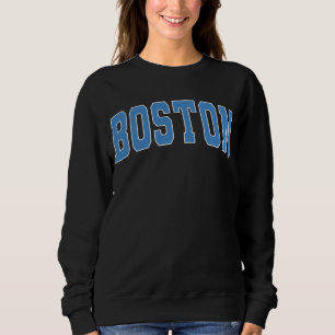 Boston Massachusetts Vintage College Style Sweats Sweatshirt