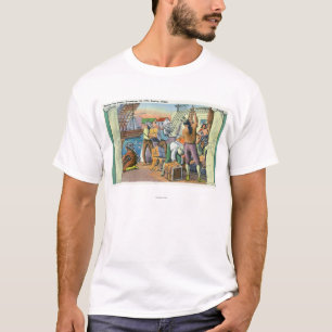 Boston, MassachusettsBoston Tea Party Scene T-Shirt
