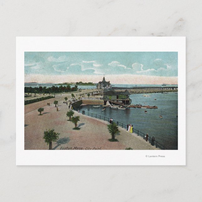 Boston, MassachusettsGeneral View of City Postcard (Front)
