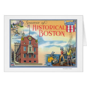 Boston, MassachusettsHistorical Boston Scenes Cards