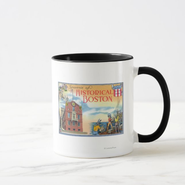 Boston, MassachusettsHistorical Boston Scenes Mug (Right)