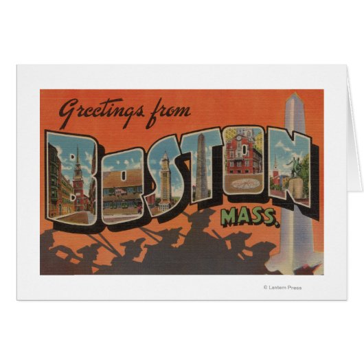 Boston, MassachusettsLarge Letter Scenes (Front Horizontal)
