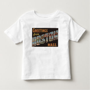 Boston, MassachusettsLarge Letter Scenes 3 Toddler T-shirt
