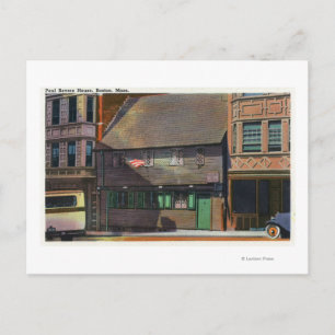Boston, MassachusettsView of Paul Revere House Postcard