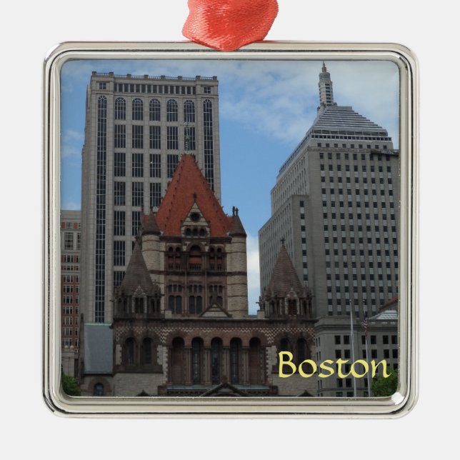 Boston Metal Ornament (Front)