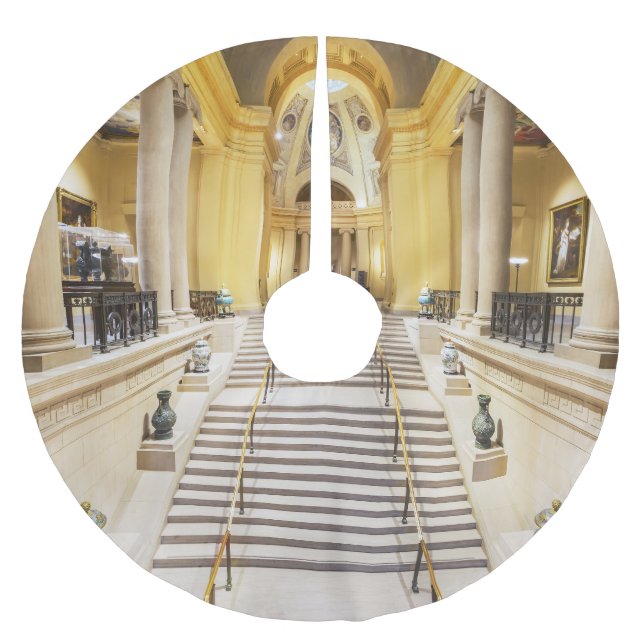 Boston MFA: American Art Landmark Brushed Polyester Tree Skirt (Front)