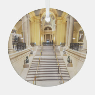 Boston MFA: American Art Landmark Glass Ornament