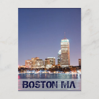 BOSTON MINI PLANET POSTCARD