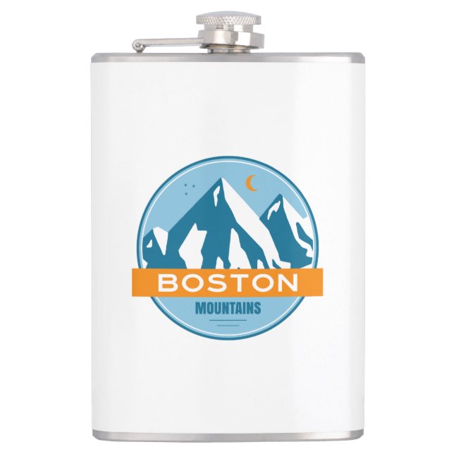 Boston Mountains Arkansas Flask (Front)