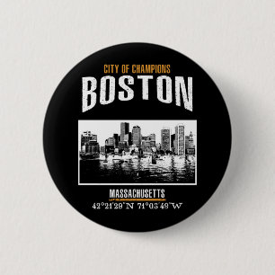 Boston Pinback Button