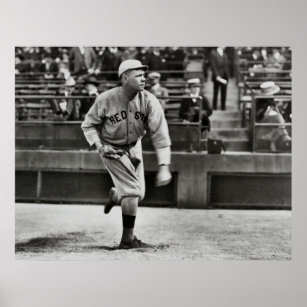 Babe Ruth Play Ball - VINTAGE POSTER