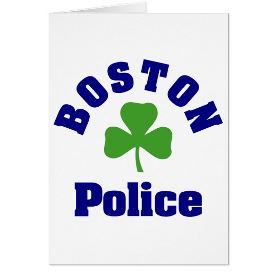 BOSTON Police Card