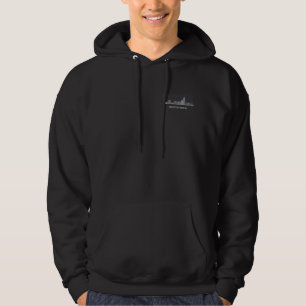 Boston Proud - Boston Skyline as bar chart - geek Hoodie