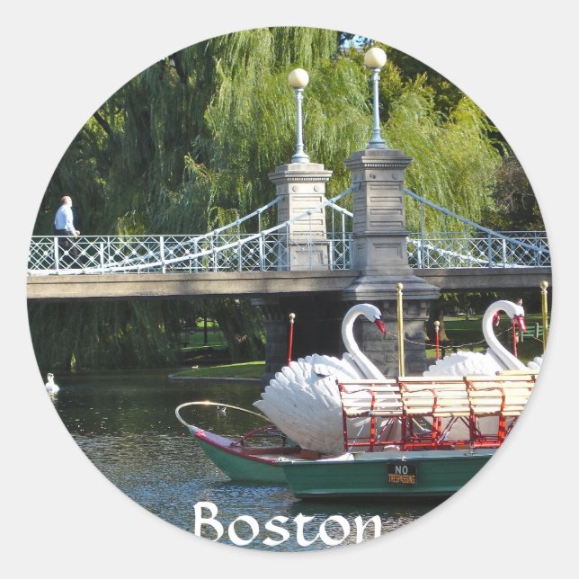 Boston Public Garden Sticker (Front)
