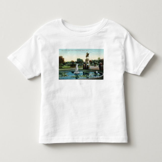 Boston Public Garden View of Venus at the Bath Toddler T-shirt (Front)