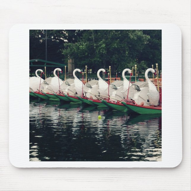 Boston Public Gardens Swan Boats Mouse Pad (Front)