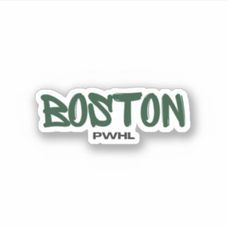 Boston PWHL Women's Hockey Sticker
