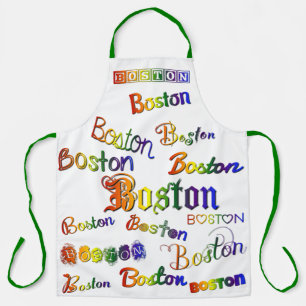 Boston Rainbow Fonts   Apron