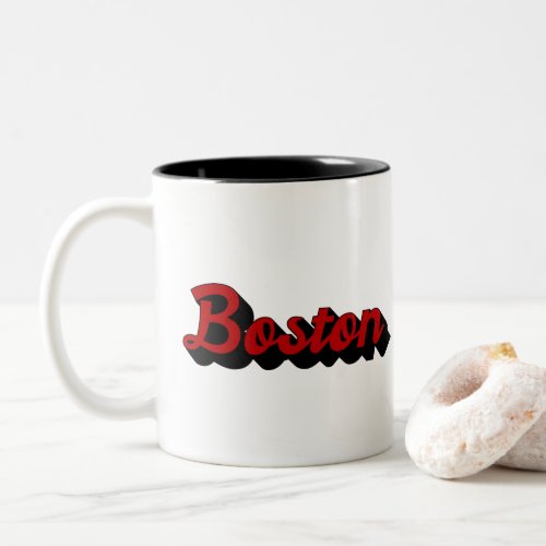 Boston Red and Black Two_Tone Coffee Mug