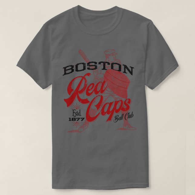Boston Red Caps T-Shirt (Design Front)