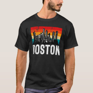 Boston Retro Boston Boston Massachusetts T-Shirt
