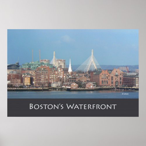 Bostons Zakim Bridge Poster