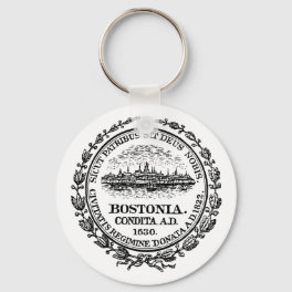Boston Seal Keychain