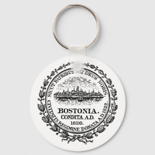 Boston Seal Keychain